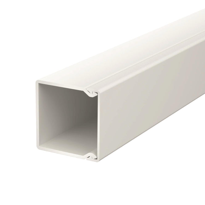 OBO WDK40040LGR Wand-u.Deckenkanal m.Bodenlochung 40x40x2000 PVC 6027016