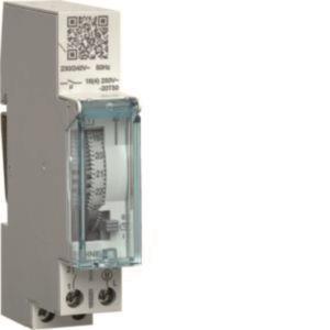 Hager Elektromechanische EHN010 Schaltuhr o.Gangreserve Tagesuhr 1S 16A