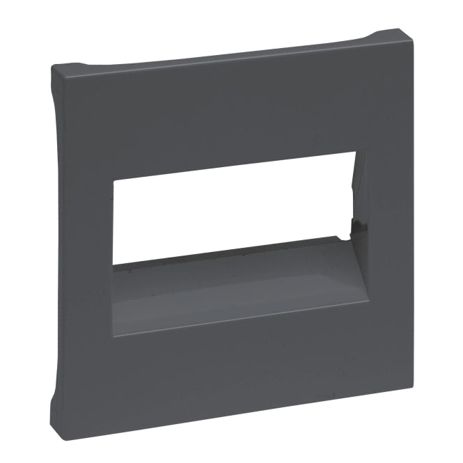 Legrand 765454 SEANO Abdeckung RJ45 f.1- u.2-fach Datendosen Anthrazit lackiert