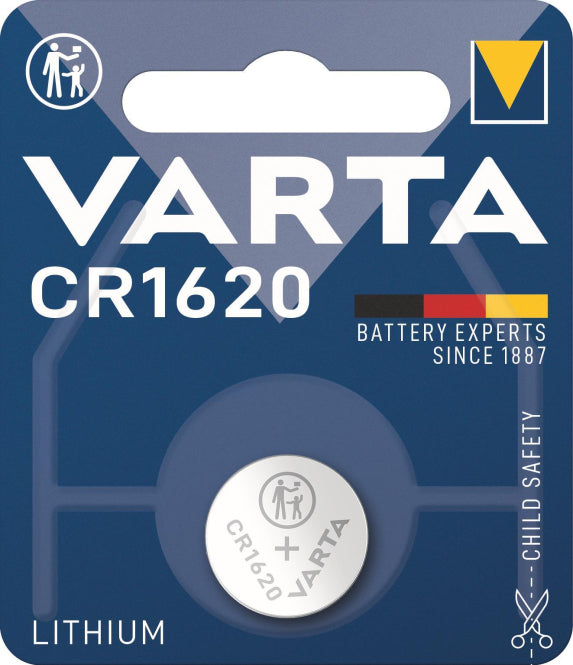 VARTA Electronic Lithium CR1620 3,0V 70mAh 06620101401 *Blister a 1 St.*