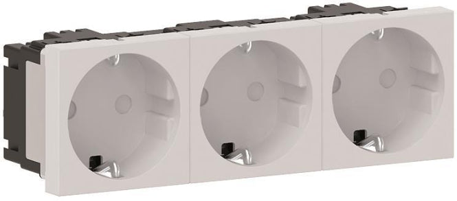 GGK Modul 45/Schuko-Steckdose 3- 6940 fach/wa