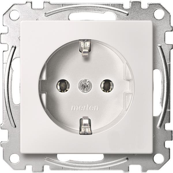 Merten SCHUKO-Steckdose StK MEG2301-0419 polarweiß System M