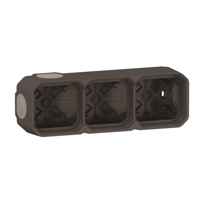 Legrand 069603L Plexo New 3fach Gehäuse waagerecht/senkrecht AP IP44 anthrazit
