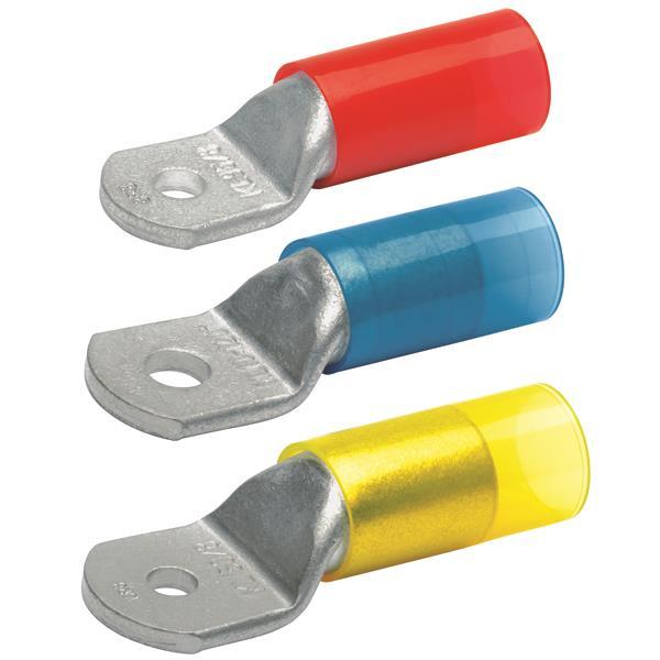 KLAU isolierter Rohrkabelschuh 603R8 16qmm ohne Sichtloch blau E-Cu Rohr