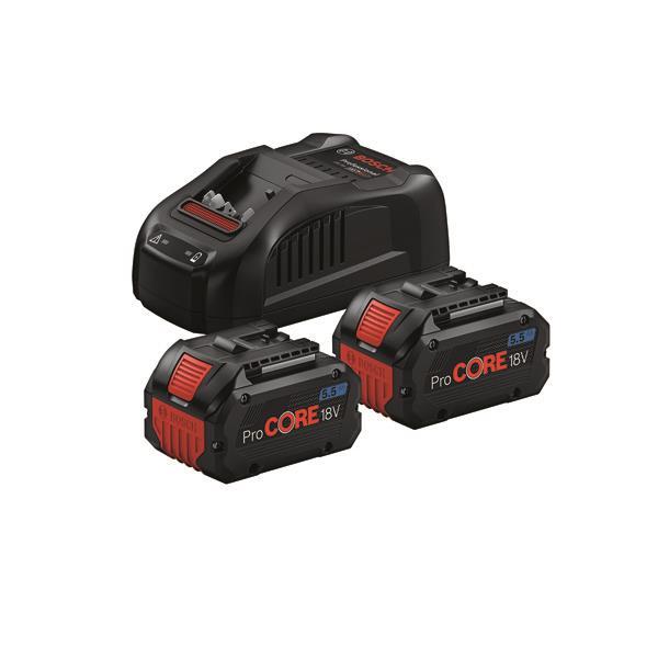 Bosch Basisset 18V Click&Co 1600A0214C 2xProCORE 5,5Ah 18V+ Ladegerät GAL1880CV