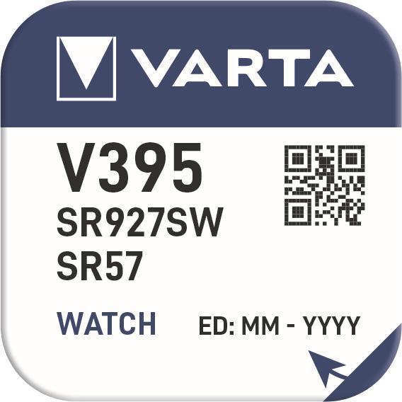 VARTA Knopfzelle V395 1,55V 42mAh 00395101111 *Blister a 1 St.