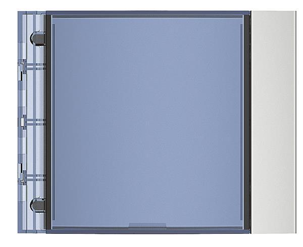 BTicino 352201 Frontblende Infomodul SFERA Aluminium Allmetal