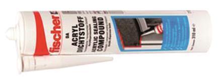 Fischer Acryldichtstoff DA W 310 053110 ml weiss