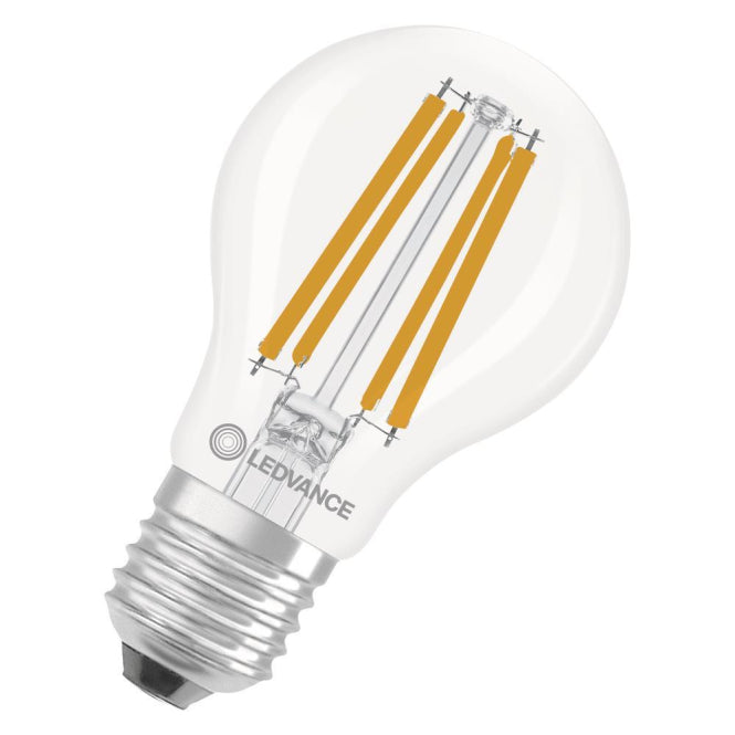 LEDV LED Bulb 11-100W/827 1521lm E27 Filament klar 320° EEK D