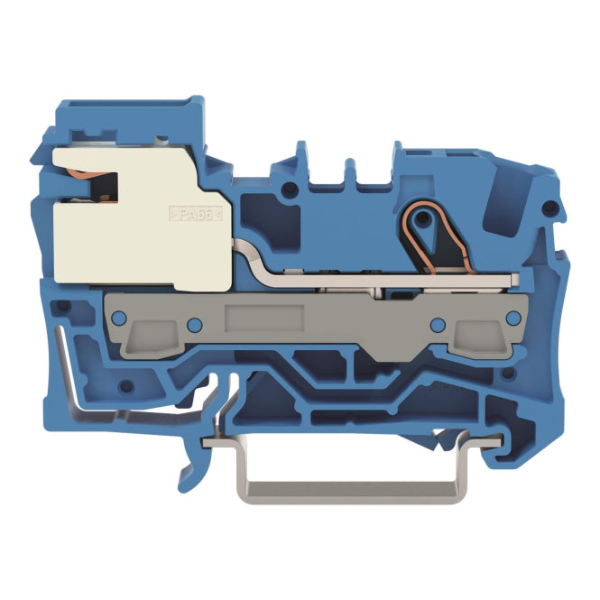 WAGO 2006-7114 1-Leiter-N-Trennklemme,6 mm²,Push-in CAGE CLAMP ,blau