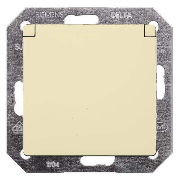 Siemens 5UB1907 DELTA i-system Schuko- Steckdose 10/16A 250V m.Klappdeckel