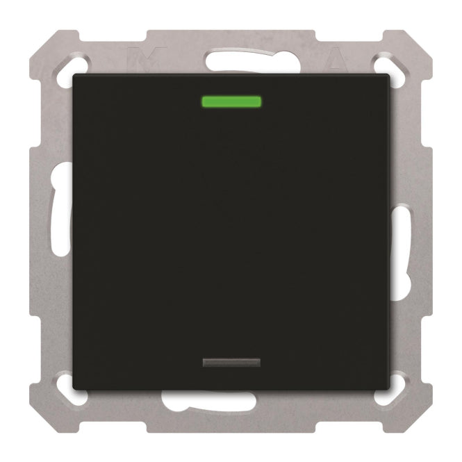 MDT BE-TAL55T106.01 KNX Taster Light 55 1f RGBW Temperatursensor sw matt Neutral