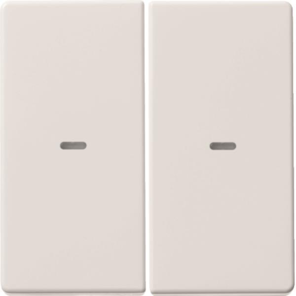 Berker Wippe 2fach mit klarer 80960329 Linse Q.1/Q.3 polarws samt