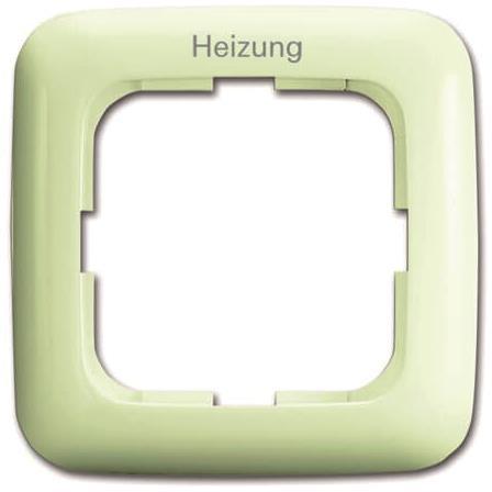 BJ Duro 2000 SI Rahmen 2511JH-212 1fach Heizung-Notschalter weiss