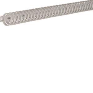 Hager Verdrahtungskanal flexibel M5692 Polyamid hfr 30mm L0,5m lichtgrau