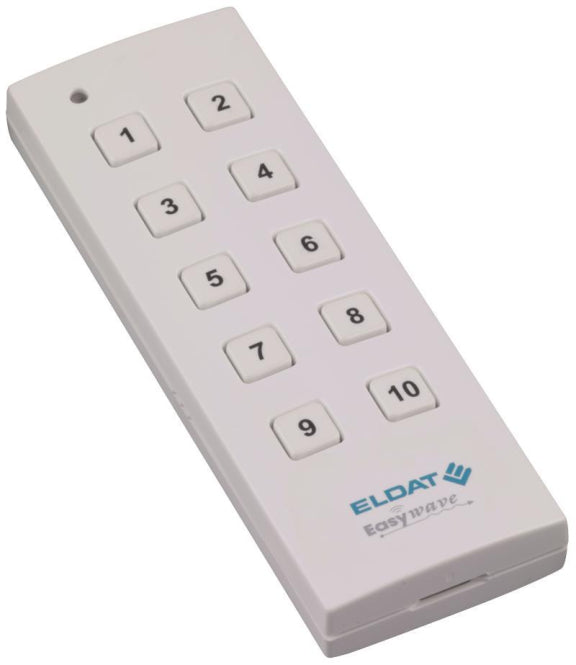 ELDAT Handsender RT34-5010E-01-0 10 - Kanal, signalweiß RAL9003