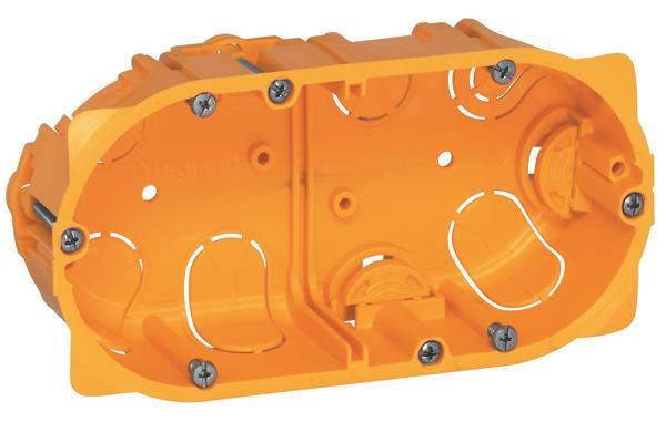Legrand 080042 Batibox Hohlwanddose 2-fach 2M Tiefe:40mm