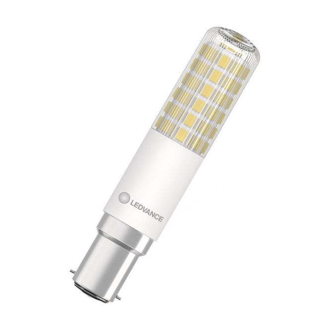 LEDV LED Special T 8-75W/827 1055lm B15d Stabform dimmbar 320° EEK E