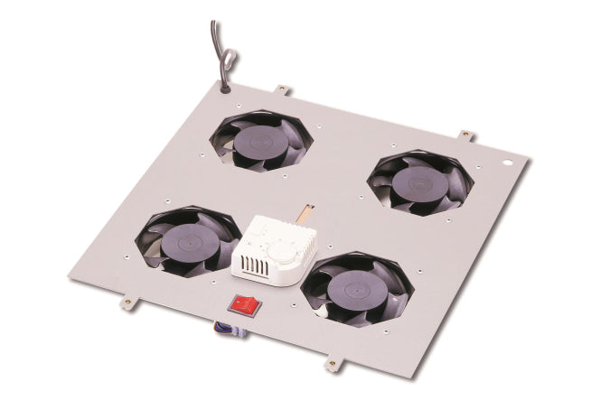 Dachlüftereinheit 4 Lüfter DN19 FAN4-N Schalter Thermostat 552qm/h RAL7035