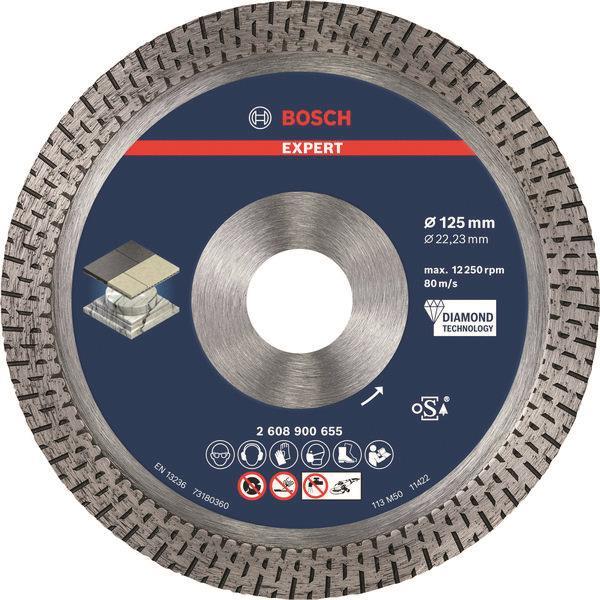 Bosch EXPERT HardCeramic 2608900655 Diamant Trennscheibe 125x22.23x1.4x10
