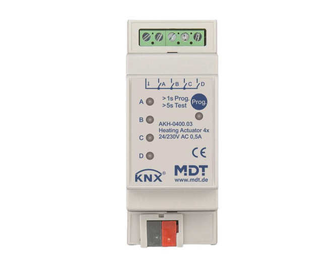 MDT AKH-0400.03 Heizungsaktor 4fach 2TE REG 24-230VAC