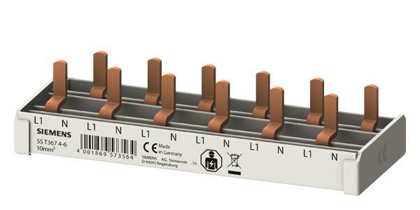 Siemens Stiftsammelschiene 5ST3674-6 kompakt 10qmm 6TE