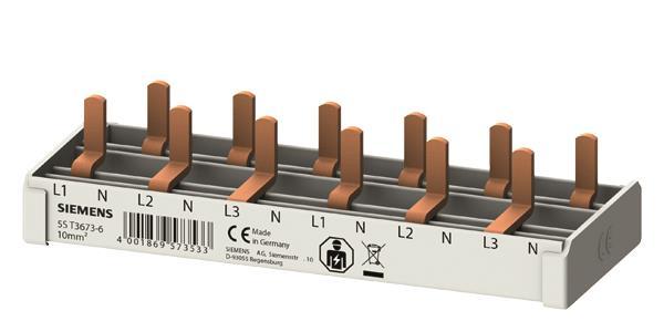 Siemens Stiftsammel- 5ST3673-6 schiene kompakt 10qmm 6TE