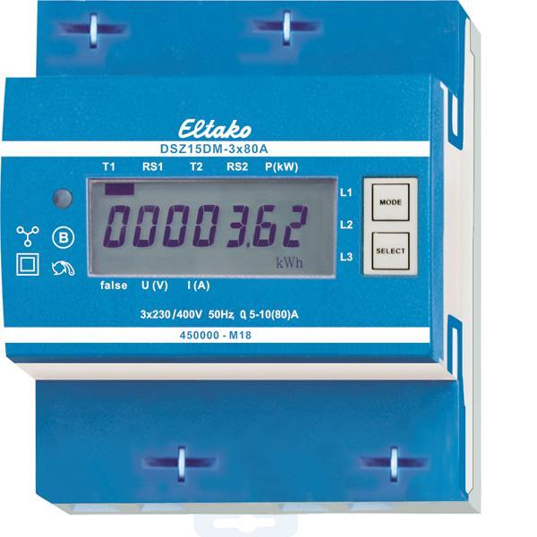 Eltako Drehstromzähler DSZ15DM-3x80A MID geeicht 3x80A 28380512