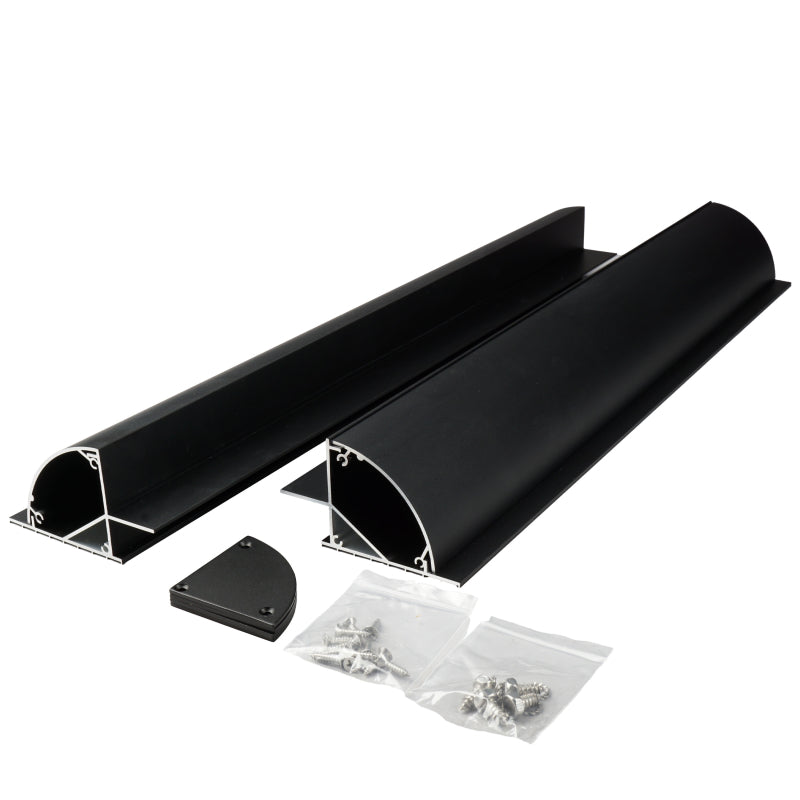 WATTSTUNDE® Solarmodul Halterung HSA+ 55/S ALU schwarz - Homeiq24