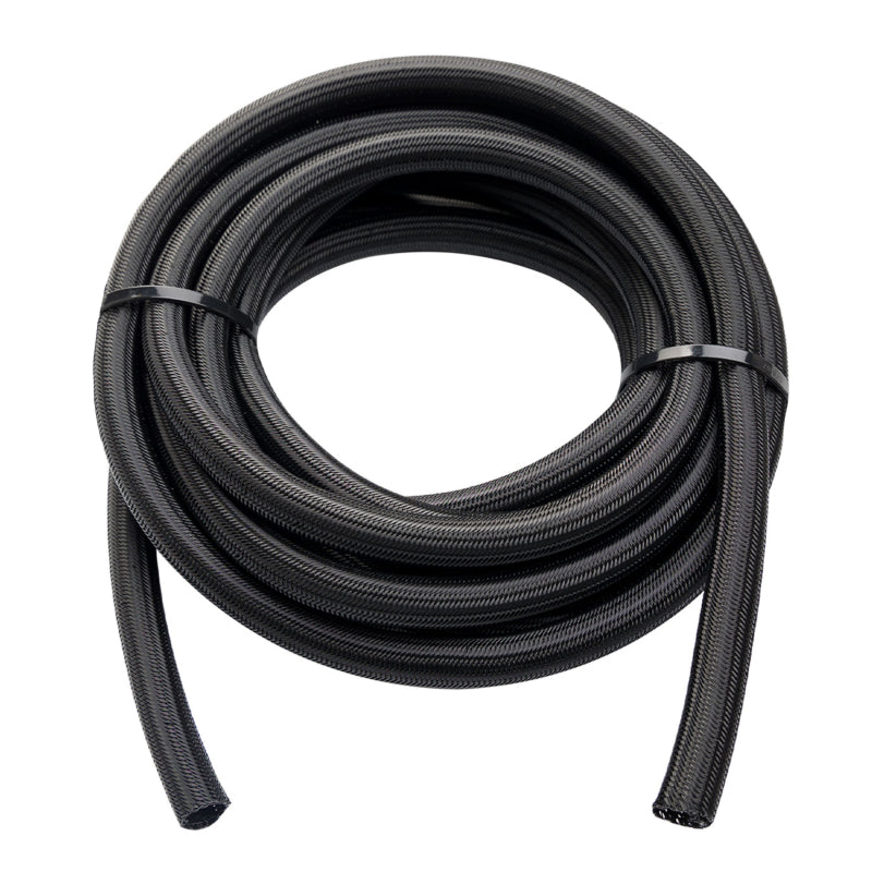 WATTSTUNDE® Geflechtsschlauch offen 13mm schwarz 5 Meter - Homeiq24