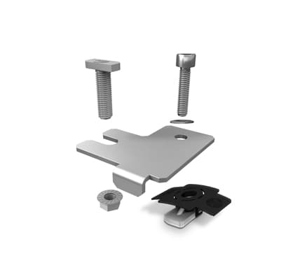 K2 SolidRail CrossConnector Set  1004110 Kreuzverbinder f.Querschienen im 90°