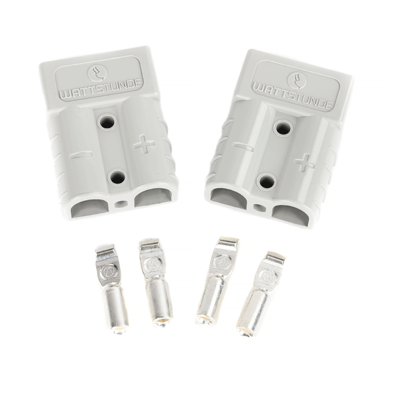 WATTSTUNDE® 2 x Anderson Stecker 50A und 4 x Crimpkontakte - Homeiq24