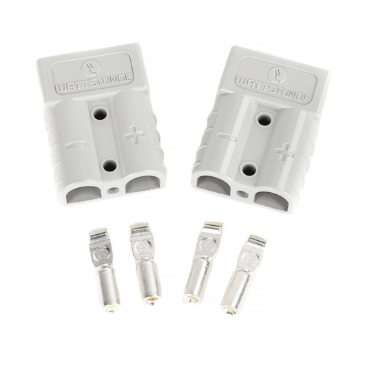 WATTSTUNDE® 2 x Anderson Stecker 50A und 4 x Crimpkontakte - Homeiq24