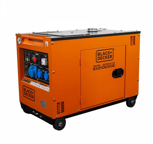 Black + Decker Full Power - 6300W Diesel - Stromaggregat
