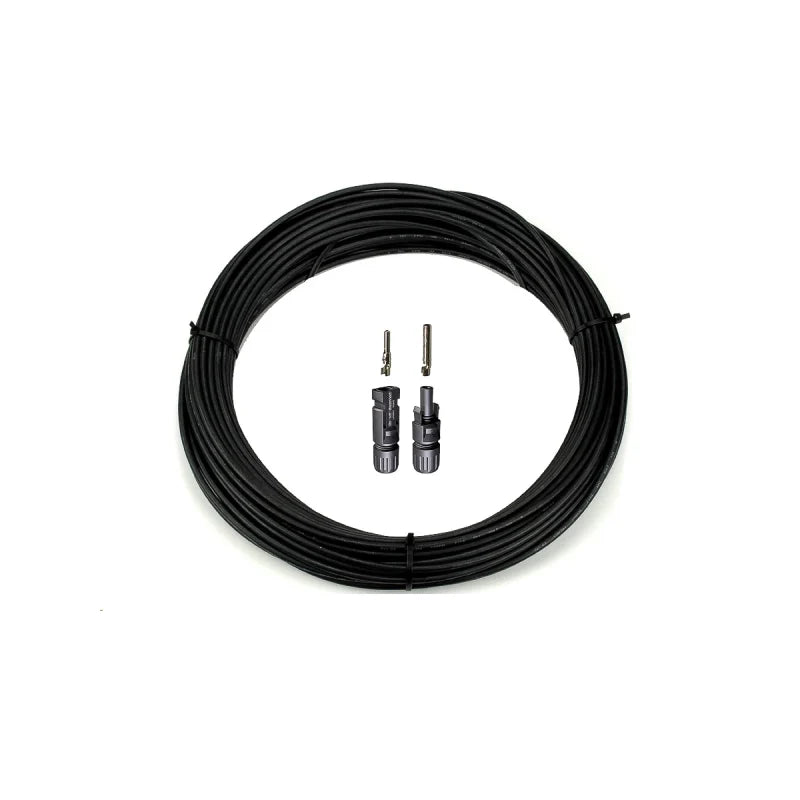 4mm² Solarkabel  (L) + MC4 Stecker Set lose (20 Meter) - Homeiq24