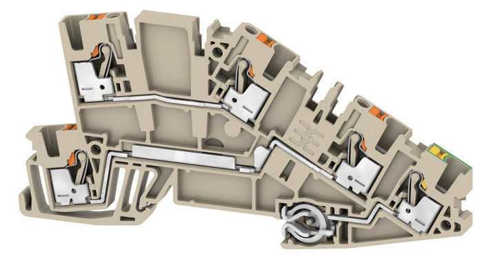 Weidmüller AITB 2.5 L-L-PE               Installationsreihenklemme 2669010000