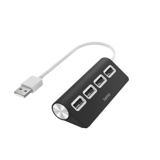 Hama USB-Hub 4 Ports              200119     USB-A 2.0, 480Mbit/s