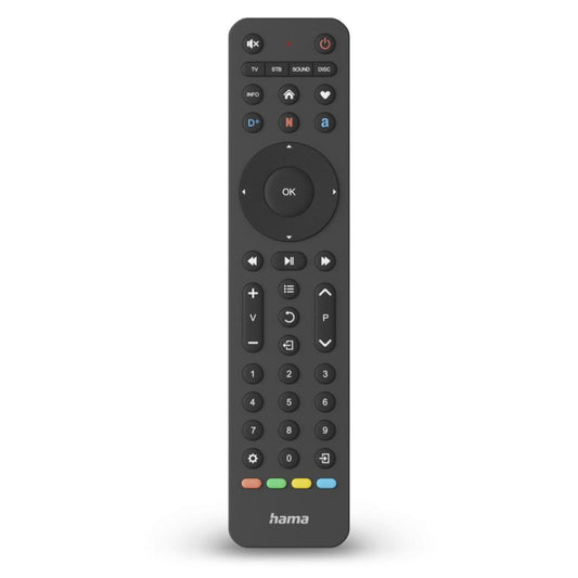 Hama TV-Fernbedienung 4in1        221053 universal,vorprogrammiert (1000+ Geräte)