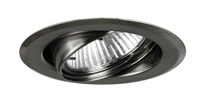 BRUM NV-Einbaustrahler mattchr. 01-71020     GU5,3 50W DA68 Eisen schwenkbar