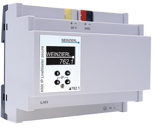 Weinzierl 5465 KNX IP LineMaster 762.1   secur.Spannungsversorg.640mA m.IP Router