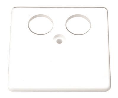 HW Zentralplatte ZP-TV 50mm reinweiss      HAXHSE-G0201-C001