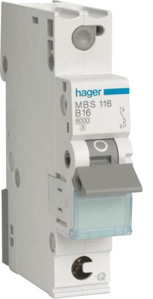 Hager Automaten SET (Schraub)            ohne Hauptschalter