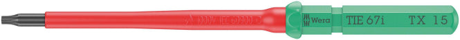 Wera VDE 67 i TX 15x157mm    05006535001 TIE Kraftform Kompakt f.TORX