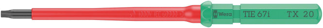 Wera VDE 67 i TX 20x157mm    05006536001 TIE Kraftform Kompakt f.TORX