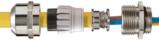 WISKA Verschraubung   EMSKV-SET 20 EMV-Z IP68 Messing M20x1,5 6-13 mm    10101543