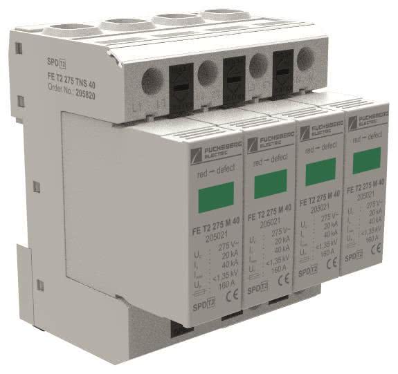 Sortiment 3x Fuchsberg Überspannungs-    Ableiter Typ2 FE T2 275 TNS 40 205820