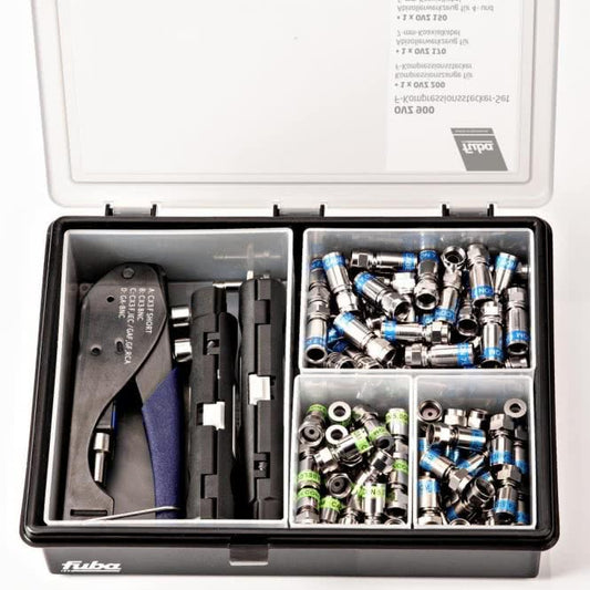 Fuba OVZ 900 F-Kompressionsstecker-Set   Kompressionsst.-Set inkl. Zange+Abisolie