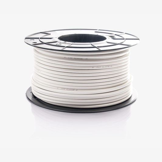 Fuba KKE 422/100 Twin-Koaxialkabel       100m Trommel,2-fach geschirmt,weiß>105dB