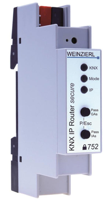 Weinzierl 5249 KNX IP Router 752 secure  KNX IP Router/IP Interface 1TE 18mm