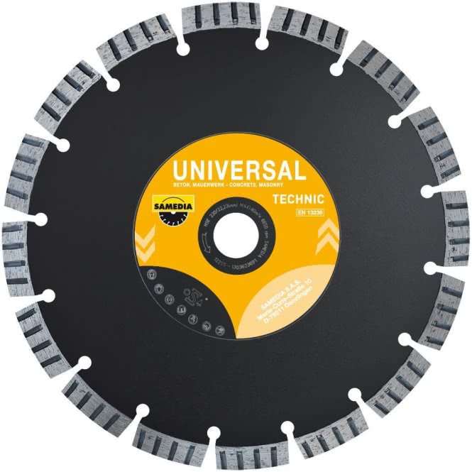 Samedia TECHNIC MSE 150x22,23 Eco        Diamant-Trennscheibe Universal 310073